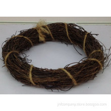Diy natural bare circle rattan ring